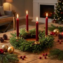 Artikel Künstlicher Tannenkranz Grün-Braun mit Zapfen Ø49 cm für Weihnachtsdekoration