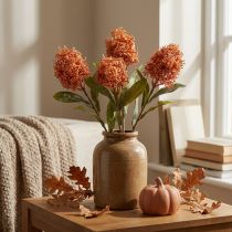 Artikel Skimmia Japonica Kunstblume Orange mit DryLook 59cm 3St