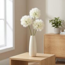 Artikel Allium Kunstblume aus Polyester und Kunststoff 68 cm Weiss Innenbereich