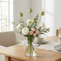 Artikel Mohnblumen künstlich 61 cm Bund Grün für Wohn- und Tischdekoration