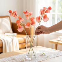 Artikel Künstlicher Wickenzweig aus Seidenstoff 68 cm Rosa 3er-Set für Dekoration