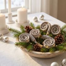 Artikel Palm Male Weiss gewaschen 25 Stück Naturdeko