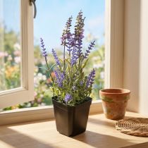 Artikel Künstlicher Lavendel im Topf 25 cm lila-grün