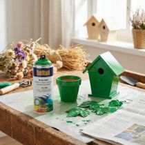 Artikel Wasserbasierter Lackspray Laubgrün Hochglanz 400ml für Holz, Metall, Glas und Kunststoff