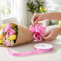 Artikel Kräuselband Polypropylen Pink 19mm x 100m für Dekoration und Geschenkverpackung
