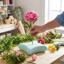Artikel Styropor Gesteckkissen Mintgrün 30 x 30 cm 2 Stück für Gedenk- und Trockenfloristik