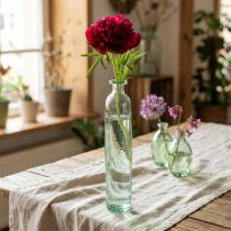 Artikel Flaschen Deko Vase Glas Grün Ø6,5cm H30cm