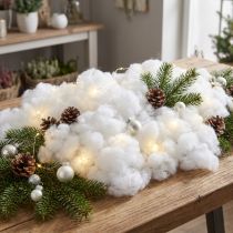 Artikel Dekoschnee künstliche Schneeflocken 200 g Weiss Polyester