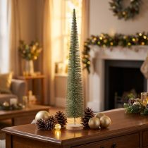 Artikel Dekotannenbaum künstlich mit Holzsockel 80 cm grün