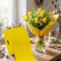 Artikel Blumenkrepp Gelb 10 cm x 250 cm 2 Rollen 128 g/m² nicht ausblutend