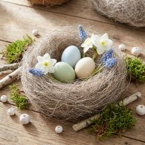Artikel Palmfasern Weiss Gewaschen aus Palmyrapalme, 1kg – Dekorations- und Bastelmaterial für Kränze und Gestecke