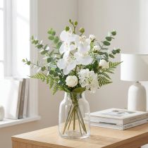 Artikel Weisse Orchidee Künstlich Phalaenopsis Real-Touch 32 cm Weiss