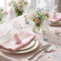 Artikel Deko-Figuren Baby Blau Rosa 4,5cm 2er-Set aus Polyresin