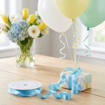 Artikel Kräuselband Hellblau 19 mm x 100 m aus Polypropylen für Geschenkverpackungen