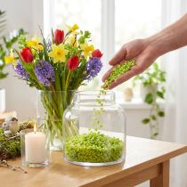 Artikel Dekosteine aus Naturstein 9–13mm Apfelgrün 2kg für dekorative Anwendungen