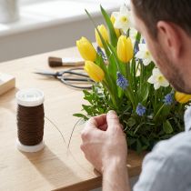 Artikel Myrtendraht Braun 0.35mm 100g für Bastel- und Dekorationsarbeiten
