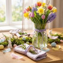 Artikel Filzkordel Dochtfaden Hellviolett 55m aus Schafwolle und Jute – Floristische Dekoration