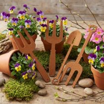 Artikel Gartenwerkzeug aus Filz Braun 4-teilig, 29,5cm