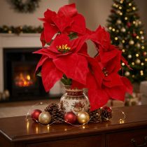 Artikel Künstliche Weihnachtssterne Rot 55 cm 2er Set