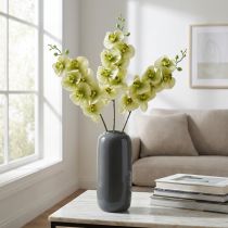 Artikel Orchidee künstlich Phalaenopsis Gelb Grün L83cm aus Kunststoff