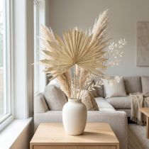 Artikel Getrocknete Palmenblätter Naturdeko, ca. 50 cm, 30 Stück, beige