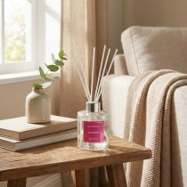 Artikel Raumduft Diffuser aus Glas Feige Aroma 120 ml mit 6 Duftstäbchen für Wohnräume
