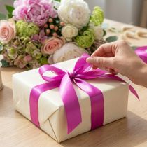 Artikel Kräuselband Polypropylen 30mm x 100m Magenta für Geschenk- und Dekorationszwecke