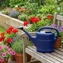 Artikel Gartengiesskanne aus Kunststoff 5 Liter Blau mit Brause