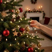 Artikel LED-Lichterkette mit Timer, 12m, warmweiss, Innenbereich