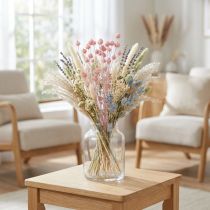 Artikel Erdbeerdistel Trockendistel Distel Deko Hellrosa 58cm 100g