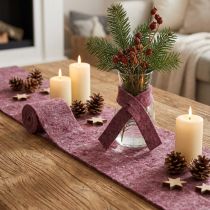 Artikel Bastelfilz Filzband Berry 7cm & 15cm breit, 1m lang, 2er-Set für Dekoration