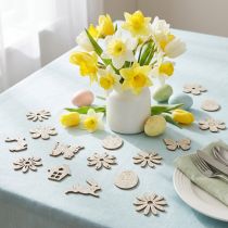 Artikel Streudeko Holz Streuteile Frühling Ostern Weiss 2–4 cm 64-teilig