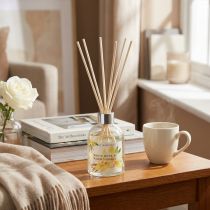 Artikel Duftstäbchen Raumdiffuser Glasflasche 100ml Vanille und Weissmoschus