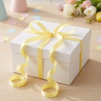Artikel Kräuselband Polypropylen Hellgelb 10mm x 250m für Geschenk- und Blumenverpackung