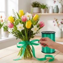 Artikel Geschenkband Polypropylen 10mm Grasgrün 250m Rolle