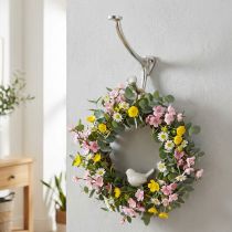 Artikel Wandhaken Doppelhaken Metall Silber Vintage Look H22cm