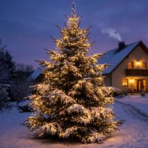 Artikel LED Lichterkette Schwarz mit 480 warmweissen LEDs, 36m für Innen- und Aussenbereich