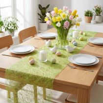 Artikel Deko-Vlies Sizoweb Tischläufer 30cm x 5m Limettengrün aus Polyester für Tischdekoration