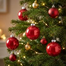 Artikel Weihnachtskugeln Glas Rot Ø6cm 24er-Set