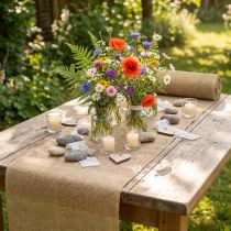 Artikel Jutestoff Natur 10 m x 140 cm - Vielseitiger Dekor- und Bastelstoff