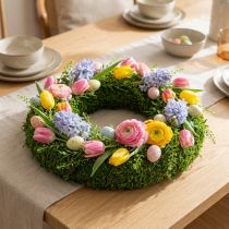 Artikel Deko-Mooskranz 15 cm grün 6 Stück für saisonale Arrangements
