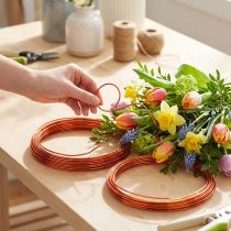 Artikel Flexibler Aluminiumdraht 12m Orange Ø2mm für kreative Bastelideen und Floristik