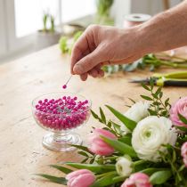 Artikel Perlkopfnadeln mit Kunststoffkopf Pink Ø10mm 60mm - 50 Stück