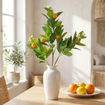Artikel Dekozweig Orangen und Blüten Orangenzweig künstlich 78cm