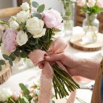 Artikel Fransenband Zierband Polyester Rosa Gold 40mm x 15m für Dekoration und Geschenkverpackung