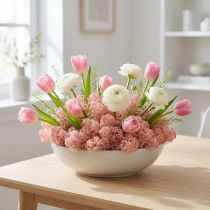 Artikel Deko-Moos Islandmoos Rosa 400g für kreative Innendekoration