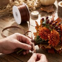 Artikel Satinband Braun 3mm x 50m – Polyester Geschenk- und Dekoband für Innen