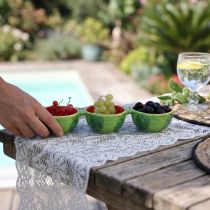 Artikel Tapas Set Keramik Dipschalen Wassermelonen-Design 8,5×28 cm