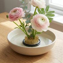 Artikel Blumenigel Rund Kenzan Ø 40 mm Messing Schwarz für Ikebana und Blumengestecke