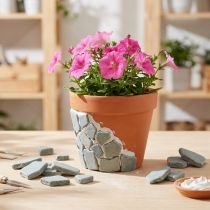 Artikel Mosaiksteine Grau Naturstein 1kg 1–6cm für Bastelarbeiten und Dekoration